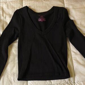 No Boundaries Black Long Sleeve Tee